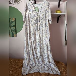 Plus size floral dress